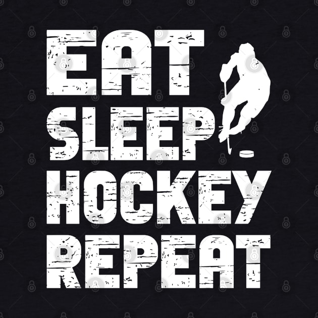 Eat Sleep Ice Hockey Repeat by rhazi mode plagget